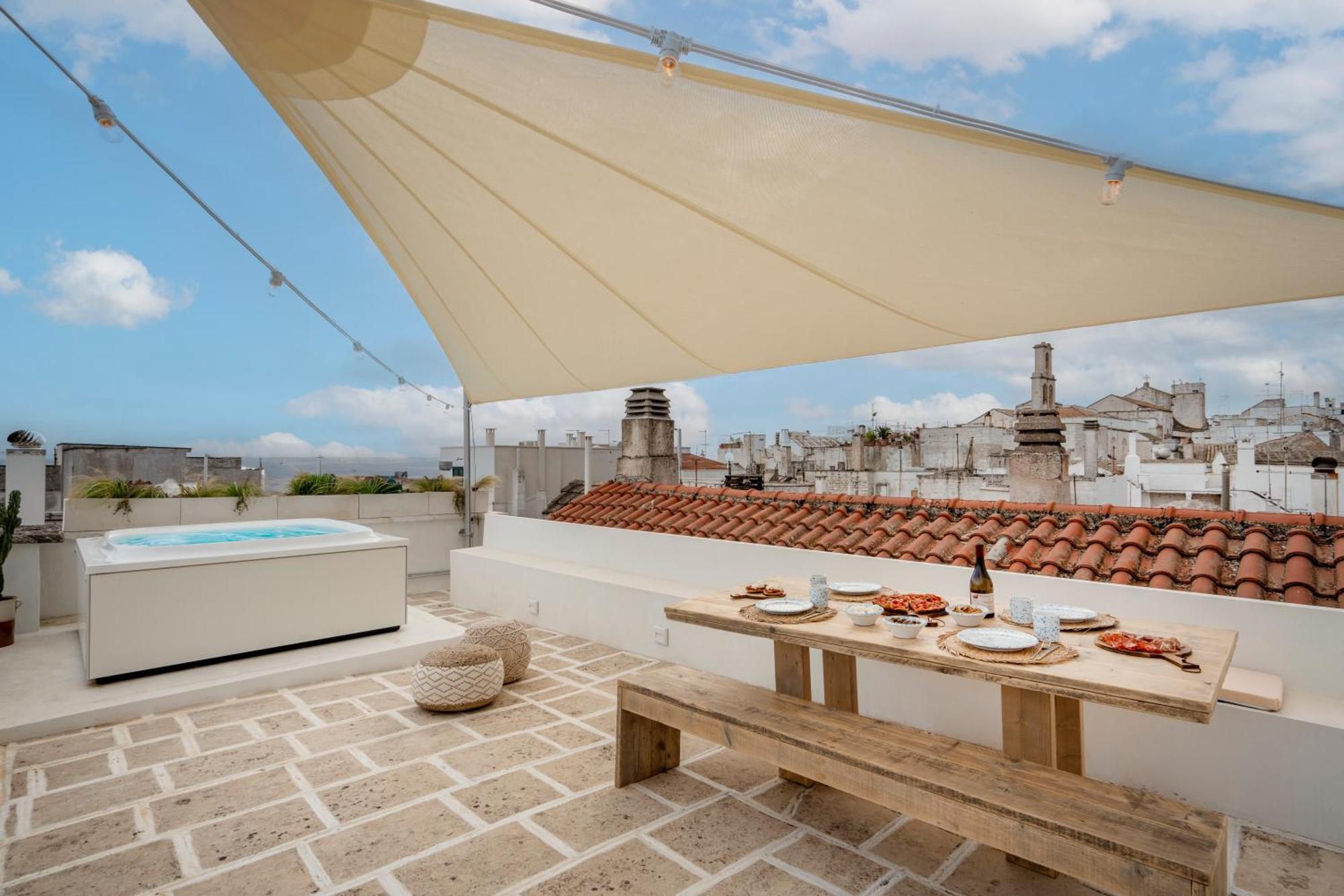 Casa U Burie, Casa Design Con Terrazza Panoramica E Jacuzzi Apartment Cisternino Luaran gambar